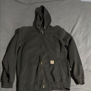 Carhartt Black Zip Up Hoodie